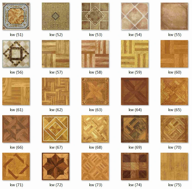 China Gold Supplier Adhesive Sticker DIY PVC Vinyl Floor Tile for South Africa