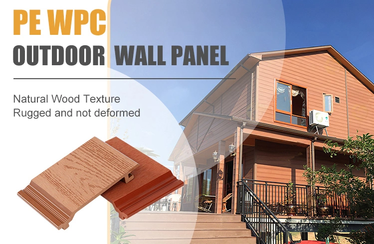Composite Wood Wall Cladding WPC Wall Panel for Outdoor Garden Decoration
