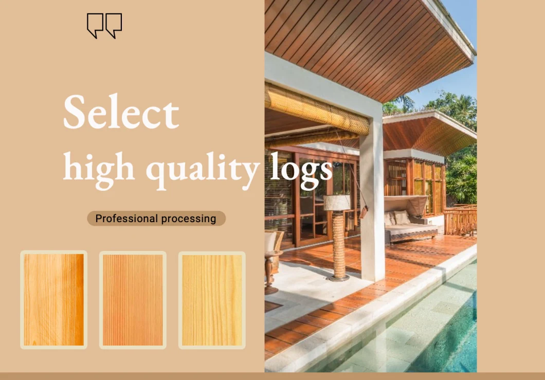 Factory Customized High Quality Outdoor Anticorrosive Log Flooring (pineapple Eucalyptus camphor camphorv outdoor solid wood flooring dragon bone wood)