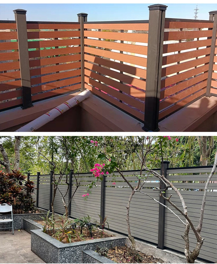 Foshan Factory High Quality Water Proof Anti UV Eco-Friendly WPC Composite Garden Fence