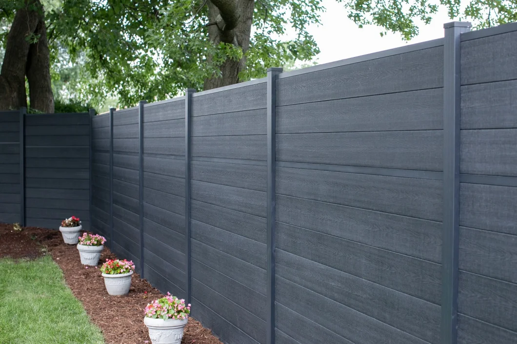 WPC Fence Vinyl Fence Board Garden Fence Board