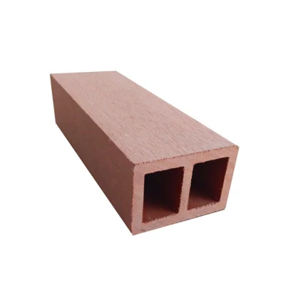 Barandilla de compuesto de madera y plástico para exteriores, Rial superior de WPC exterior hueco