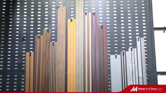 Panel de pared WPC de madera natural PS con impresión tridimensional