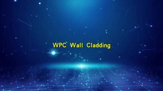 Panel de pared exterior WPC de coextrusión con alta calidad (HLC04)