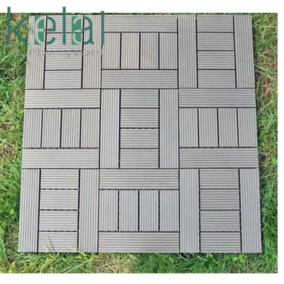 Fácil instalación Piso WPC DIY Floor Decking Tile