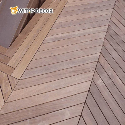 Pisos de madera de ingeniería Co Extrusion Decking Deck Floor Wood